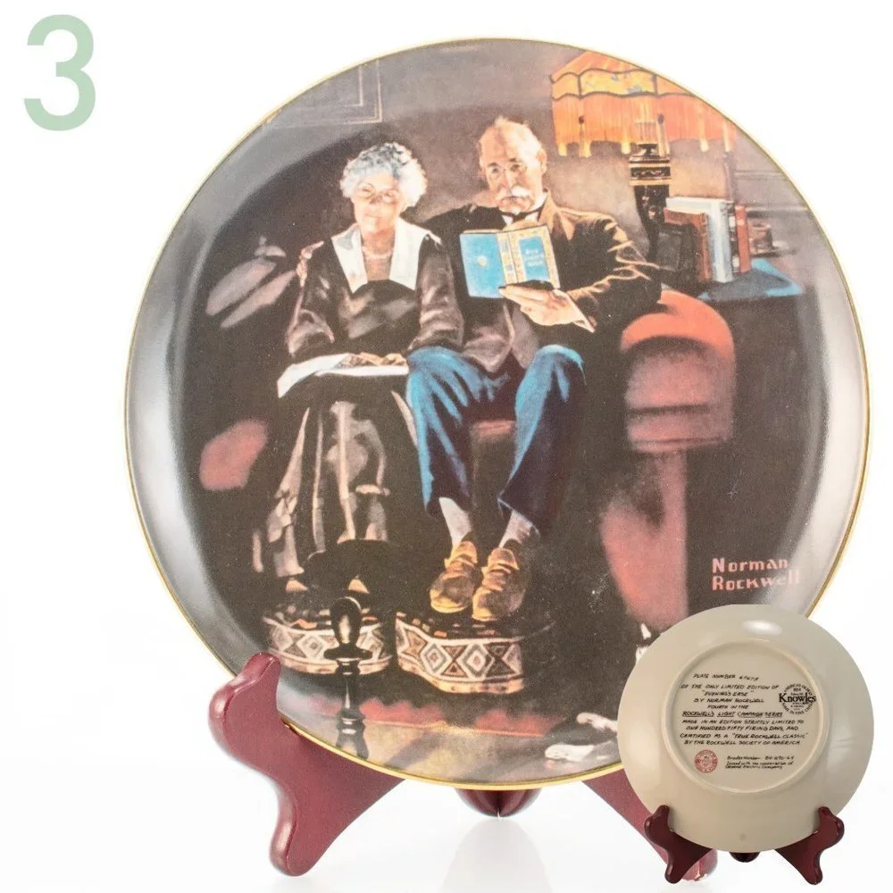 NORMAN Rockwell Collectors Plates | Nostalgic Decor | The Saturday Evening Post - Picture 4 of 8